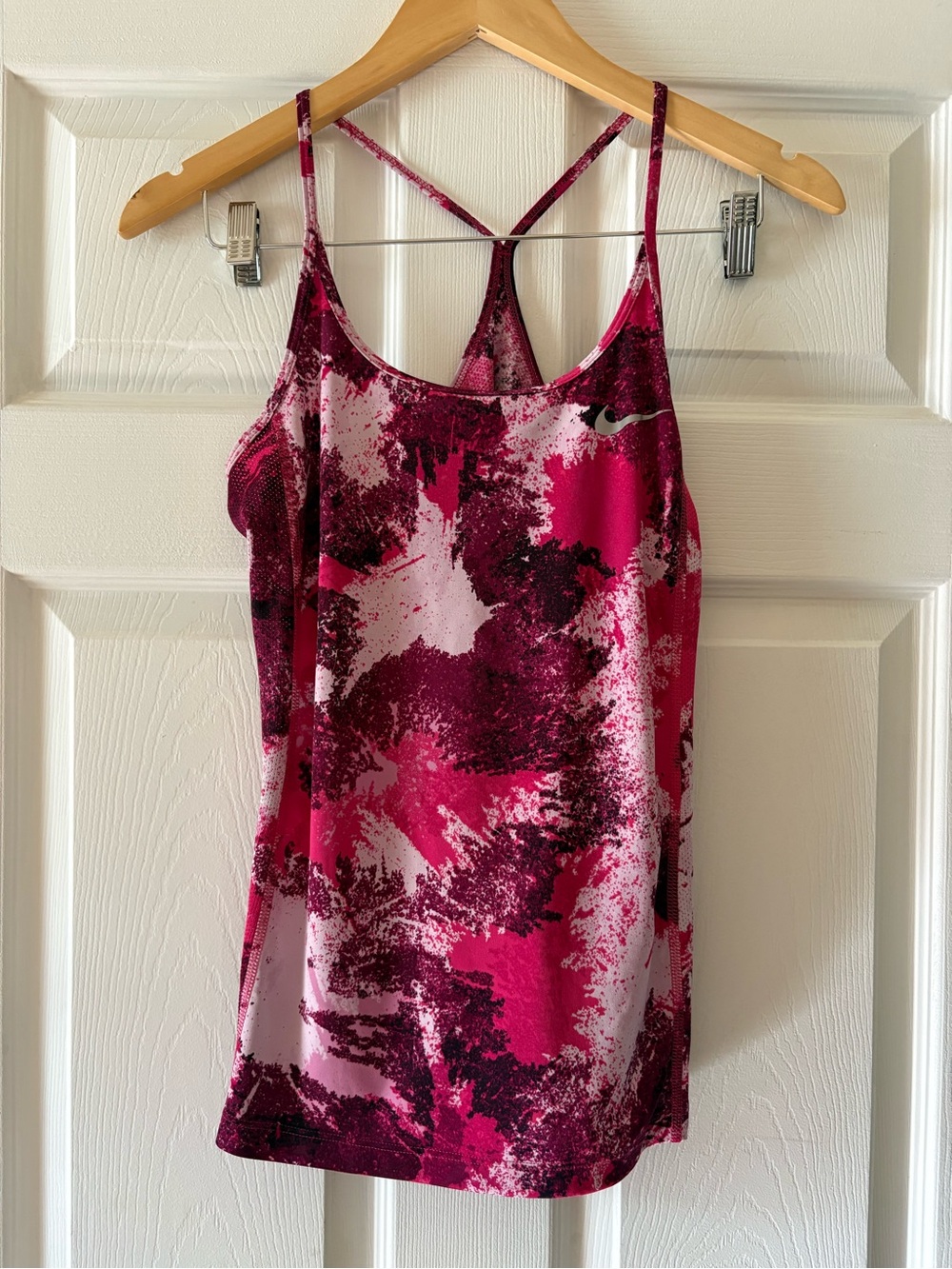 Nike Women's Magenta Marble Racerback Tank